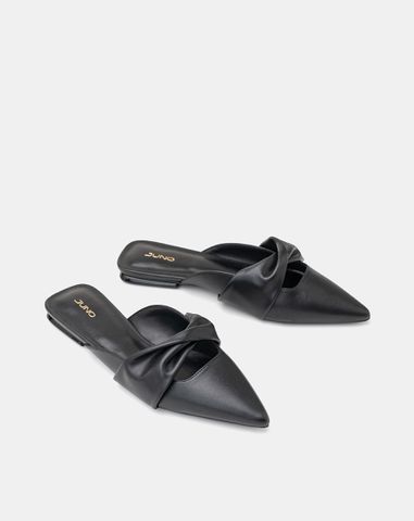  Giày Búp Bê Mules Quai Xoắn 