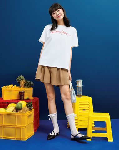  Giày Búp Bê Quai Chéo 