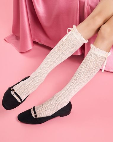  Giày Búp Bê Thắt Eo 