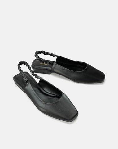  Giày Búp Bê Slingback Quai Thun 