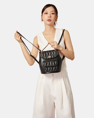  Balo Dập Hoạ Tiết Phối Khoá Trang Trí 