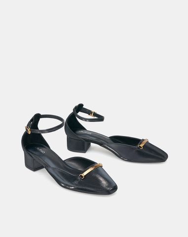  Giày Cao Gót Phối Khoá Trang Trí 