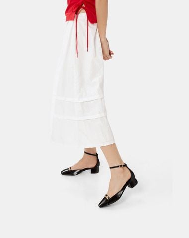  Giày Cao Gót Phối Khoá Trang Trí 