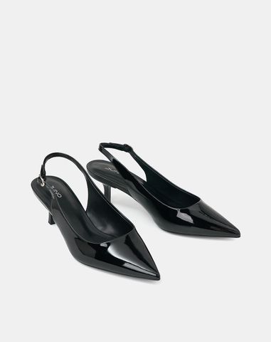  Giày Cao Gót Slingback Mũi Nhọn 