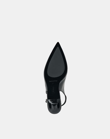  Giày Cao Gót Slingback Mũi Nhọn 