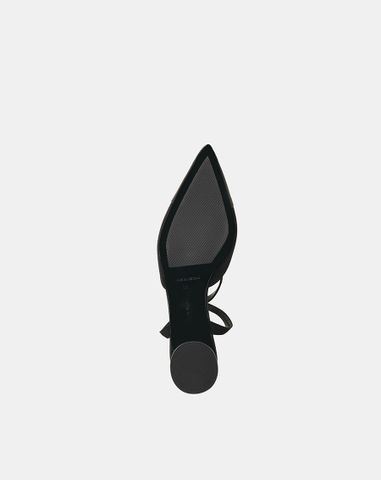  Giày Cao Gót Slingback Phối Toe Cap 