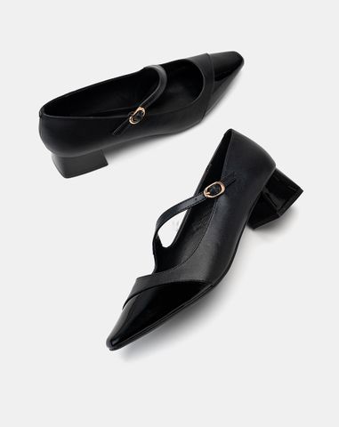  Giày Cao Gót Đắp Chéo 