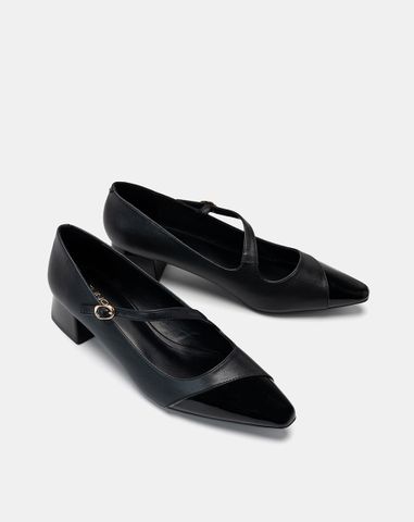  Giày Cao Gót Đắp Chéo 