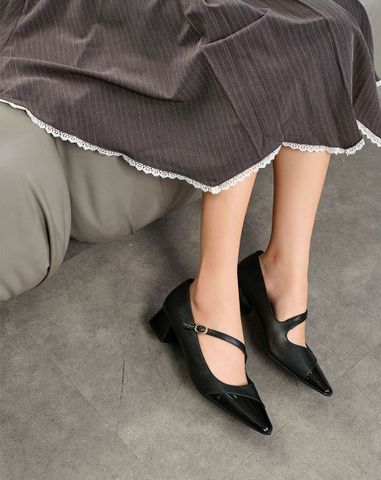  Giày Cao Gót Đắp Chéo 