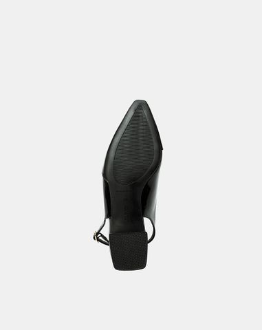  Giày Cao Gót Slingback Đắp Mũi Chéo 