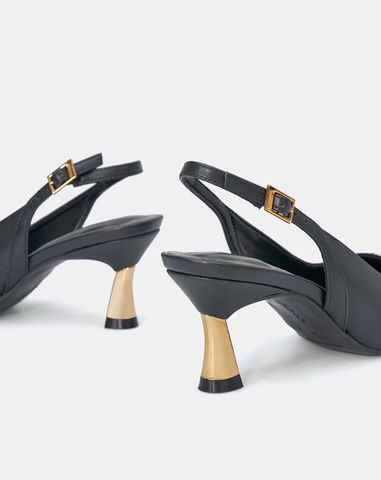  Giày Cao Gót Phối Khoá Trang Trí 