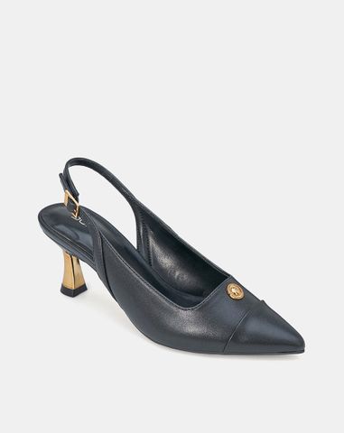  Giày Cao Gót Phối Khoá Trang Trí 