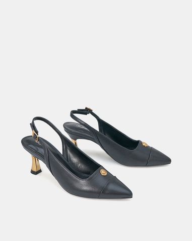  Giày Cao Gót Phối Khoá Trang Trí 