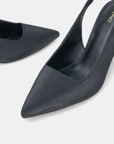  Giày Cao Gót Cao Gót Slingback Mũi Nhọn Gót Thanh 