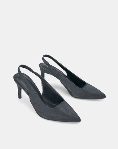  Giày Cao Gót Cao Gót Slingback Mũi Nhọn Gót Thanh 