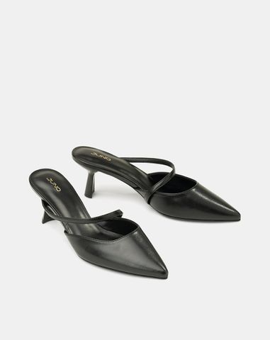  Giày Cao Gót Mules Quai Chéo 