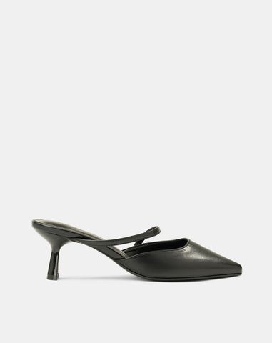  Giày Cao Gót Mules Quai Chéo 