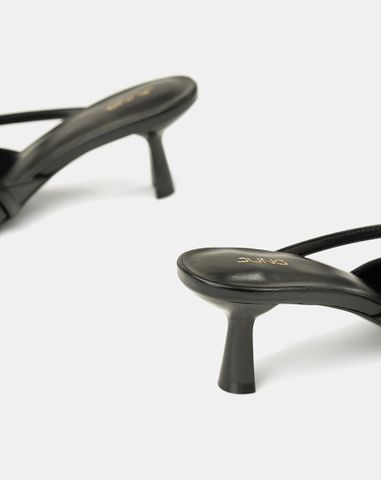  Giày Cao Gót Mules Quai Chéo 