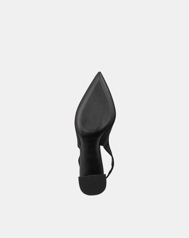  Giày Cao Gót Slingback Gót Trụ 