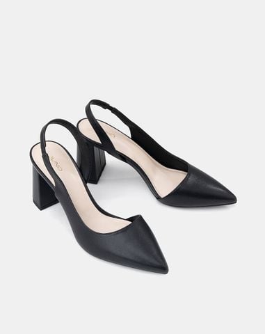  Giày Cao Gót Slingback Hở 
