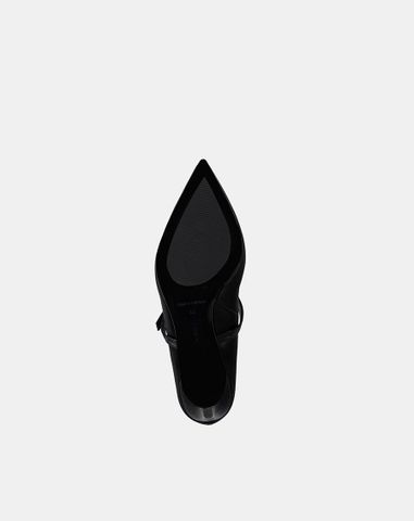  Giày Cao Gót Pump Gót Thanh Phối Quai Trang Trí 