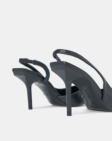  Giày Cao Gót Slingback Gót Thanh 