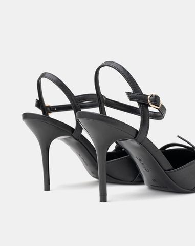  Giày Cao Gót Phối Nơ 