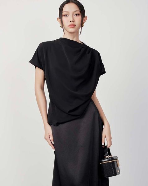  Áo kiểu xếp vai 