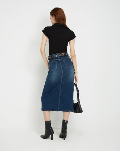  Áo thun cổ polo form ôm 