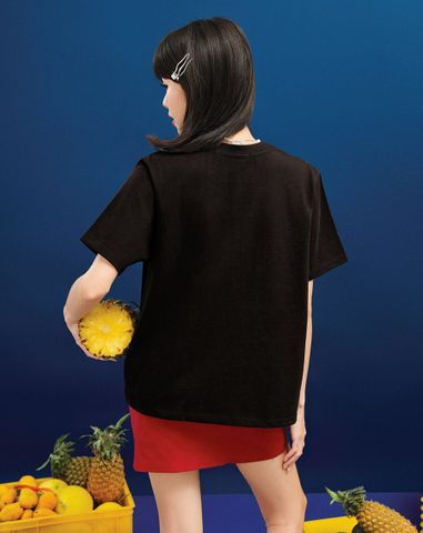  Áo thun form Regular tay ngắn in silicon Tender Heart 