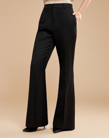  Quần tây dáng loe form mid-wide 