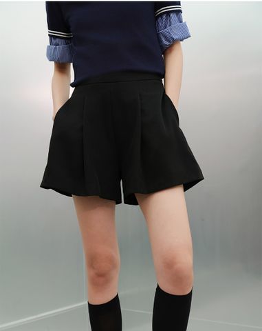  Quần short ống A xếp ly 