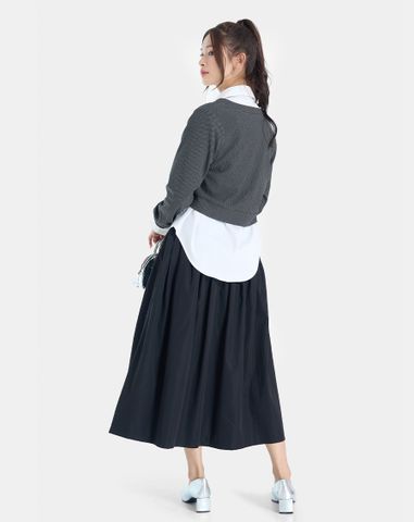  Chân váy Midi Xếp Li 