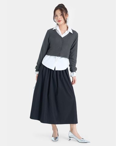  Chân váy Midi Xếp Li 