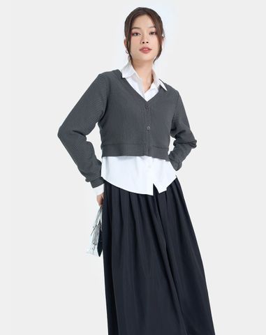  Chân váy Midi Xếp Li 
