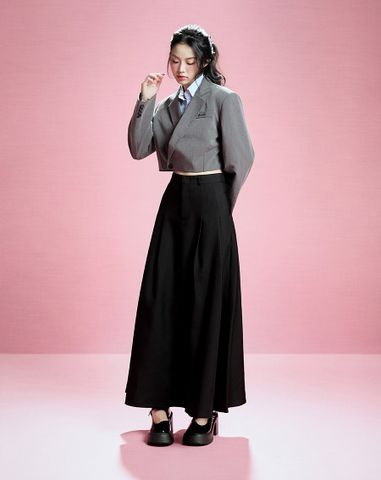  Chân váy dài form A 