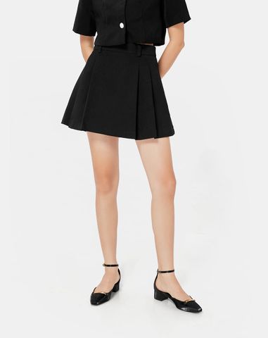  Chân váy mini xếp ly 