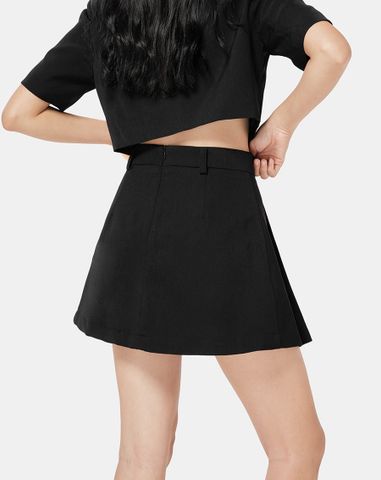  Chân váy mini xếp ly 