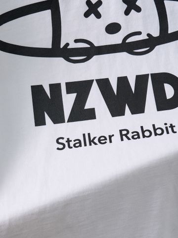  Áo thun unisex Newzy Wonder oversized 100% cotton in Stalker Rabbit NZATH004 