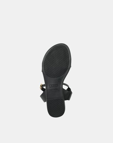  Giày Sandal Đế Bệt Quai Cổ Chân Phối Quai Ngang 
