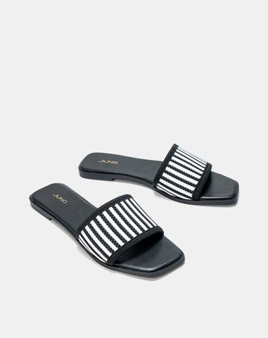  Giày Sandal Quai Dệt Pattern Sọc 