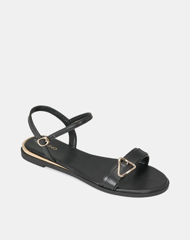  Giày Sandal Bệt Trang Trí Khoá 