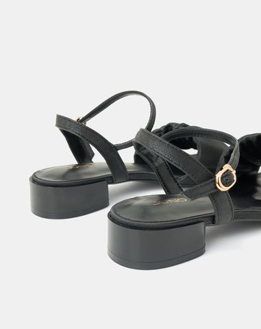  Giày Sandal Quai Ngang Bèo Nhún 