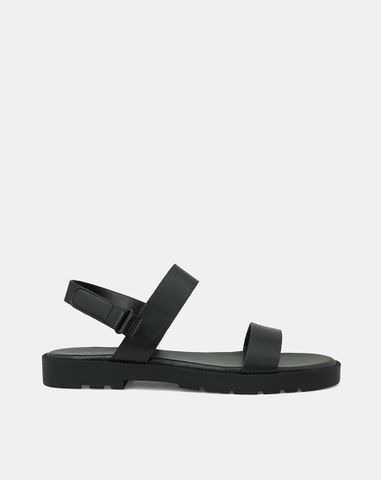  Giày Sandal Đế Bệt Quai Ngang 