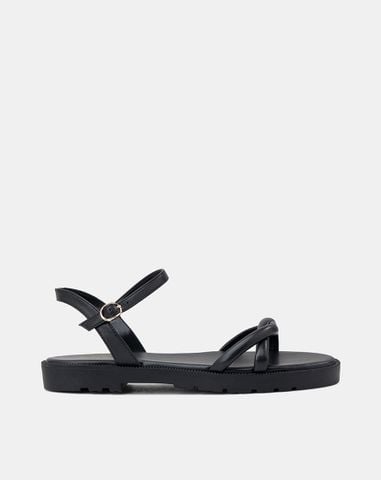  Giày Sandal Bệt Quai Xoắn 