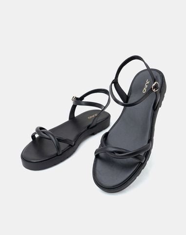  Giày Sandal Bệt Quai Xoắn 