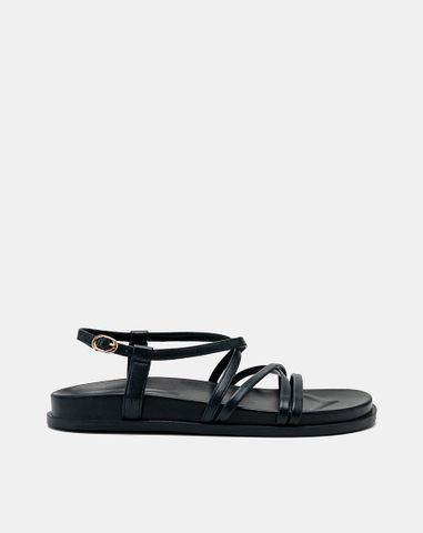  Giày Sandal Đế Bệt Quai Mảnh Chéo 