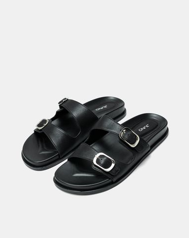  Giày Sandal Quai Ngang Phối Khóa Trang Trí 