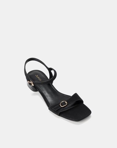  Giày Sandal Quai Đắp Phối Khóa Oval 