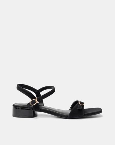  Giày Sandal Quai Đắp Phối Khóa Oval 